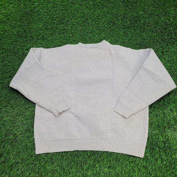 Vintage Looney-Tunes Taz Sweatshirt L/XL 23x22 Cropped - Picture 2 of 16